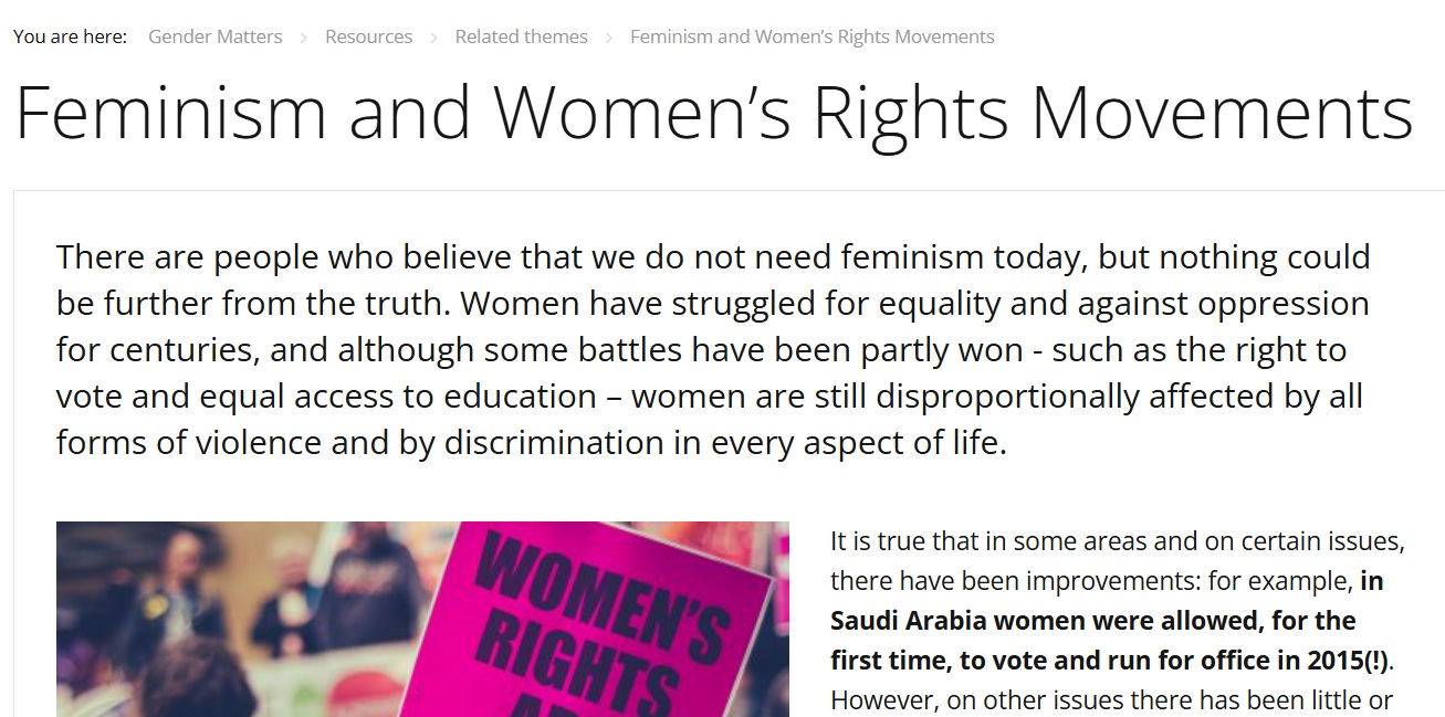 Feminism and Women's Rights Movements