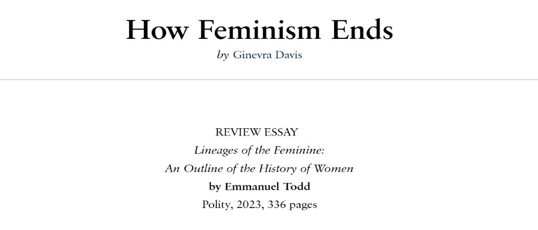 How Feminism Ends?